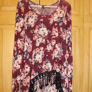 Vanity long sleeve tunic